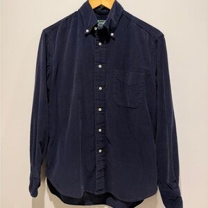 Vintage Gitman Brothers Navy Corduroy Button Down Shirt